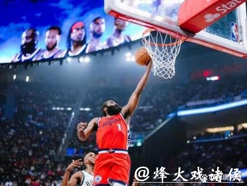 哈登狂砍40分快船力克雄鹿 太阳送奇才13连败